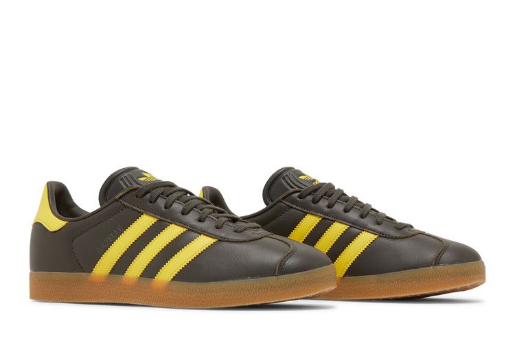 adidas Gazelle 'Shadow Olive Impact Yellow'