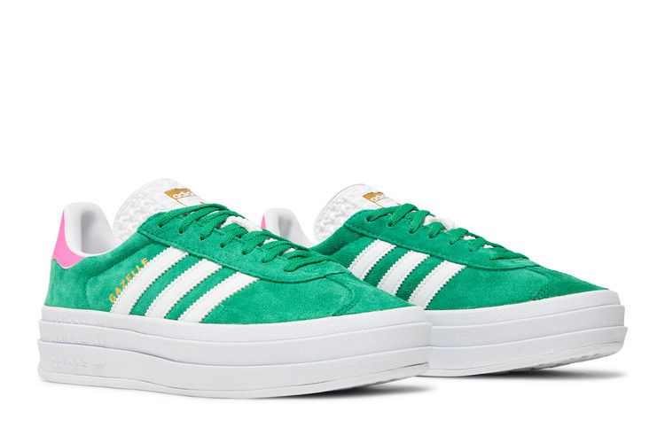 adidas Wmns Gazelle Bold 'Green Lucid Pink'