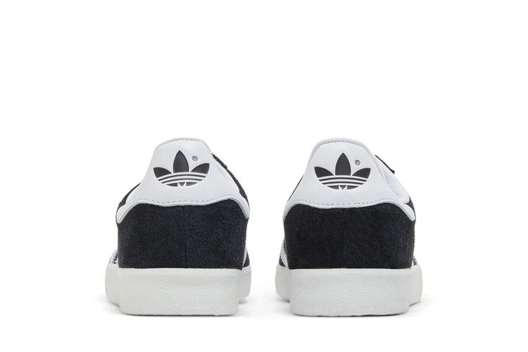 adidas Gazelle 85 'Black White' — Core Black/Cloud White/Gold Metallic (IE2166)
