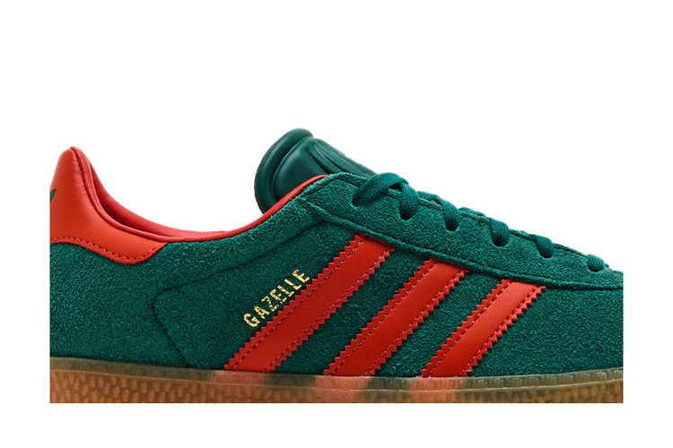 adidas Gazelle J 'Collegiate Green Preloved Red'