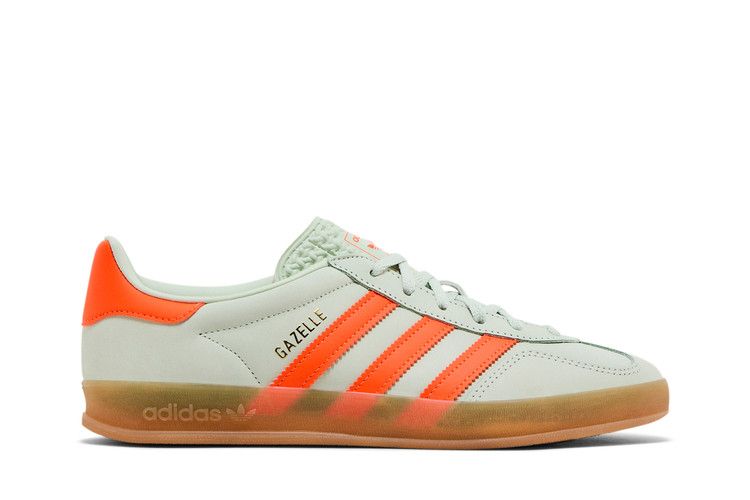 adidas Wmns Gazelle Indoor 'Linen Green Solar Orange'