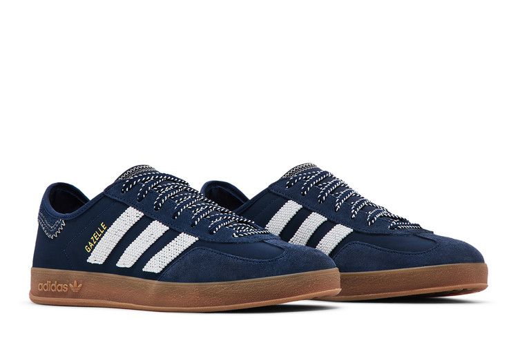 CLOT x adidas Gazelle Indoor 'Collegiate Navy Off White'