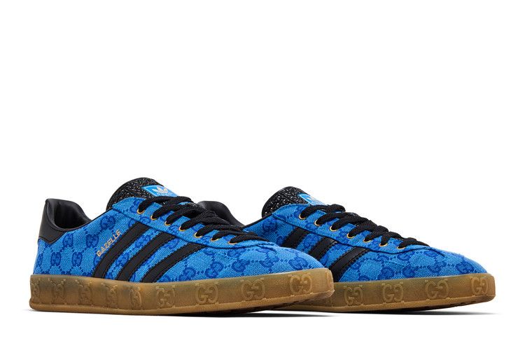 adidas x Gucci Gazelle 'Blue GG Monogram'
