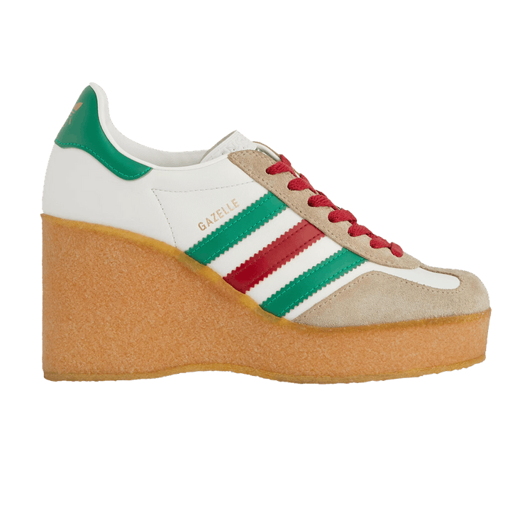 adidas x Gucci Wmns Wedge Gazelle 'White Green Red'