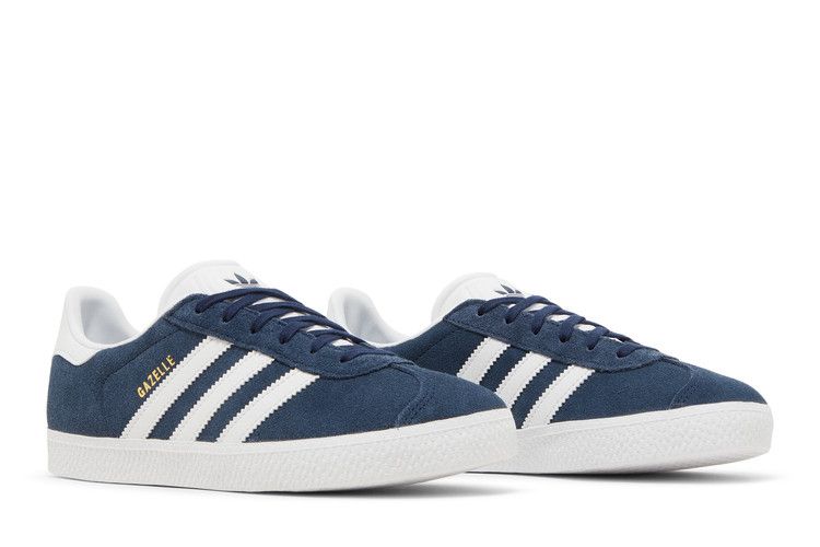 adidas Gazelle J 'Collegiate Navy' — Collegiate Navy/Cloud White/Cloud White (BY9144)