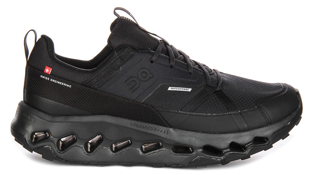 On Running Cloudhorizon Waterproof In Black For Men