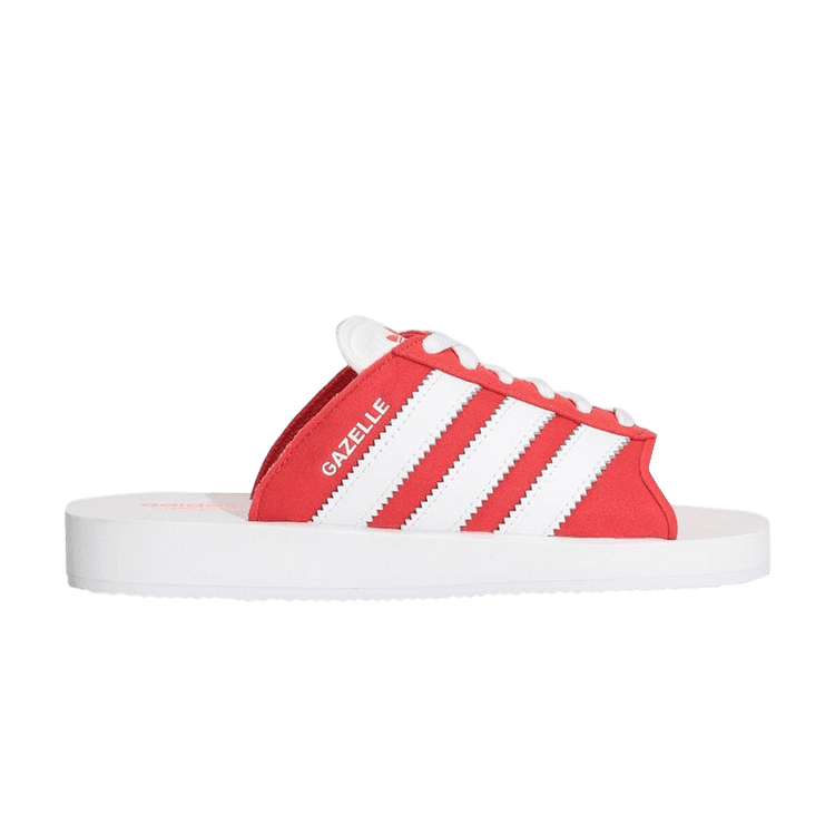 Adidas Gazelle Beach Slides 'Red'