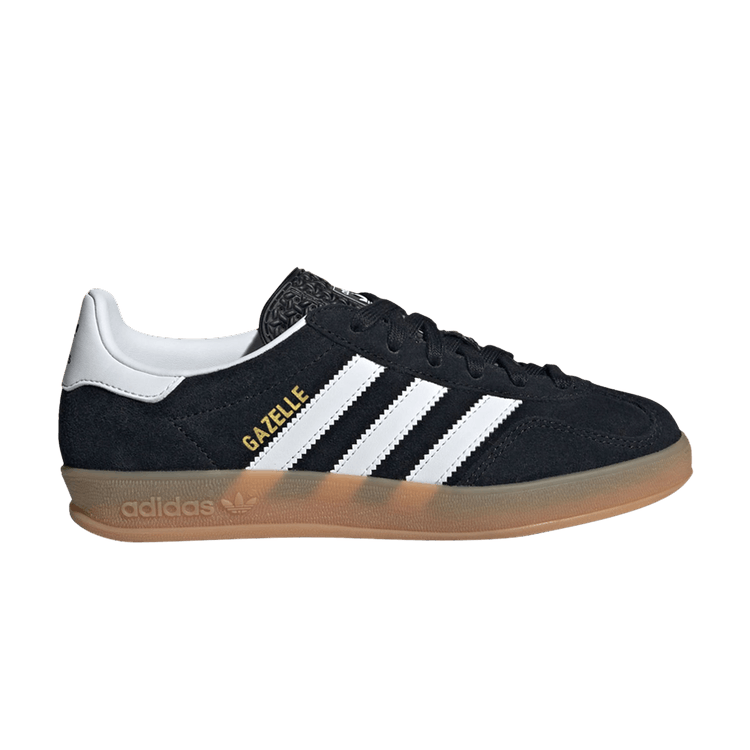 adidas Gazelle Indoor J 'Black White Gum'