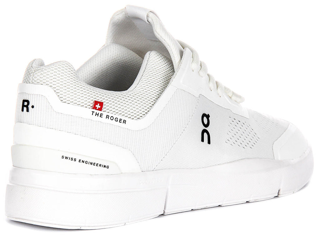 On Running The Roger Spin In White For Men
